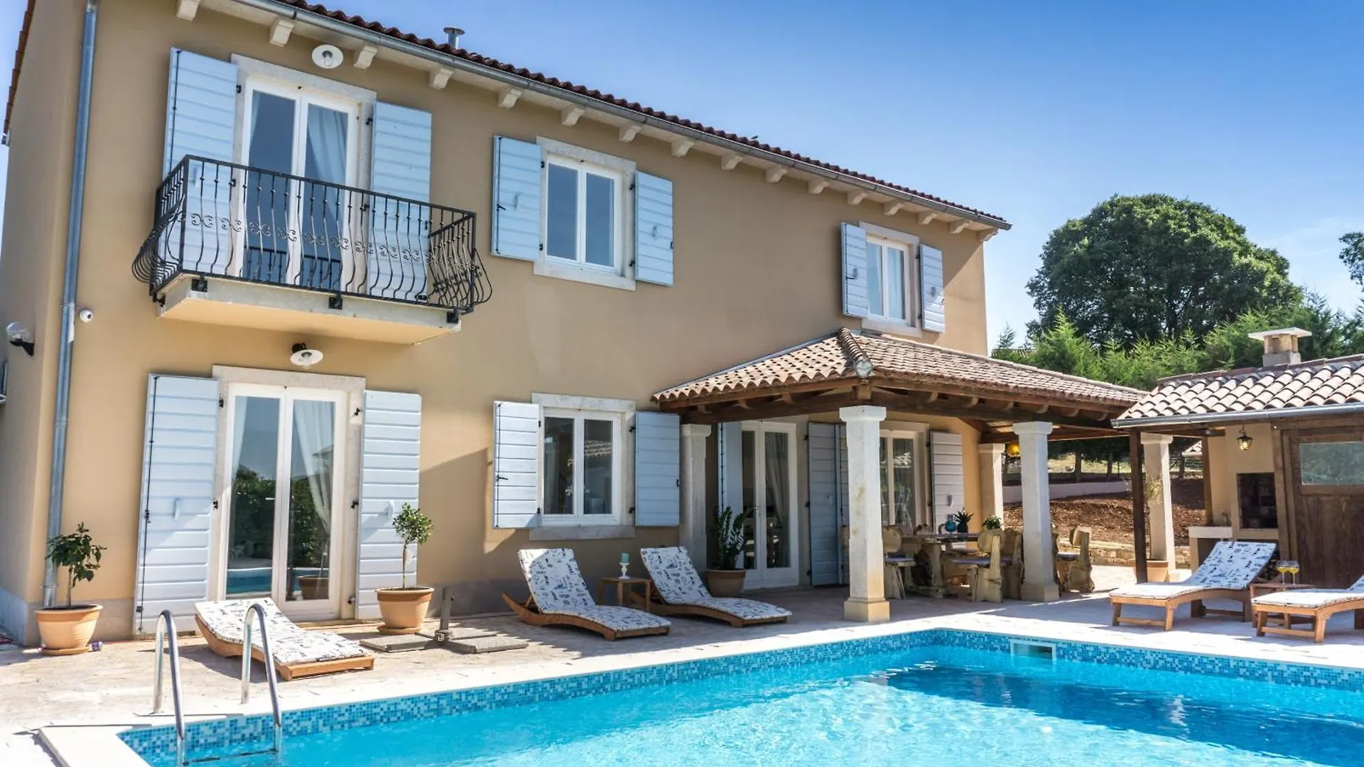 Villa Histria Relax For 8 People In Central Istria With Sea View And Children Playground Smoljanci 0*,  Croatia